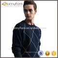 Cool designed 100% cashmere pullover men sweater